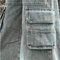 thumbnail image 6 of XXWXYD Clearence Double Pocket Workwear Jeans Straight Leg Denim Pants Korean Urban Style Loose Fit Big Girls (8-16Y) 2025 Trend, 6 of 7