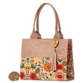 thumbnail image 2 of Bolso Yute De Mujer FANA Dahina Color Oro Rosado Hermosa Haz Reventa, M3917!!, 2 of 3