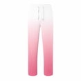 thumbnail image 4 of ATOGUTA Boys Lightweight Sweatpants With Pockets Kids Clothes Active Soft Fleece Joggers for Boys Size 4T-15, Watermelon Red, 4 of 6