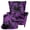 Purple Bat Pattern, variant on HELLHERO Halloween Spandex Wingback Chair Slipcover with Stretch, Washable Armchair Cover for Living Room Indoor