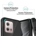 thumbnail image 2 of TJS for Cricket Motorola Moto G Stylus 4G 2023 Phone Case, with Tempered Glass Screen Protector, Magnetic Support Dual Layer Shockproof Drop Protection Impact Cover (Black), 2 of 6