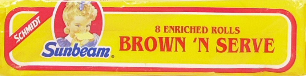 Schmidt Sunbeam White Brown & Serve Rolls 12 Count, 11 oz