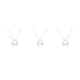 thumbnail image 3 of Collar de Amistad Sonducket Regalo Ins Personalidad A prueba de herrumbre Libra Plata CBP198470, 3 of 6