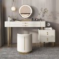 thumbnail image 2 of Makeup Toilet Dressing Table Comfortable Bedroom Console Organizer Dressing Table Mirror Comodas Con Cajones Salon Furniture My Lux Decor Round, 2 of 7