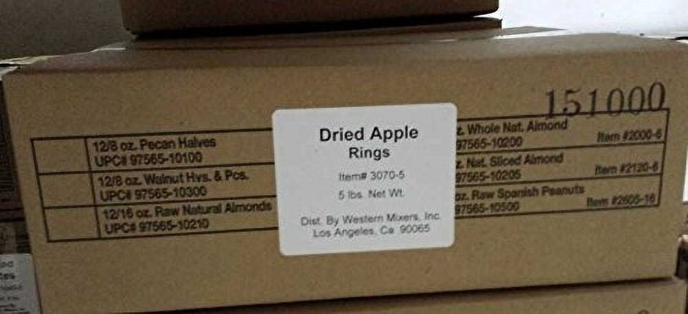 Dried Apple Rings - 5 lb. Box