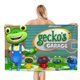 thumbnail image 1 of El Garaje de Gecko Toalla de playa de secado rápido con diseño temático, regalo para mujeres y niñas, ideal para cumpleaños, fans, amantes de la música, uso en la playa o al aire libre, 78 × 180 cm, 1 of 6