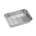 thumbnail image 2 of Stainless Steel Baking Pan Baking Tray with Cooling Rack for Kitchen Bbq Cake, 2 of 8