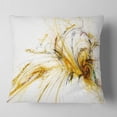 thumbnail image 2 of Designart Yellow Spiral Galaxy - Abstract Throw Pillow - 16x16, 2 of 5