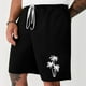 thumbnail image 2 of Mens Casual Shorts Lace-Up Elástico Cintura Bolsillo Ejercicio Fitness Hogar Pantalones de Media Longitud para Diario, 2 of 4