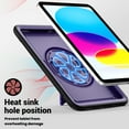 thumbnail image 5 of for Kids Rugged Heavy Duty Case for iPad 10th Gen 10.9 Inch 2022, Shockproof 360 Degree Rotatable Kickstand with Handstrap Protective Hybrid Cover Case for iPad 10th Generation, Purple, 5 of 12