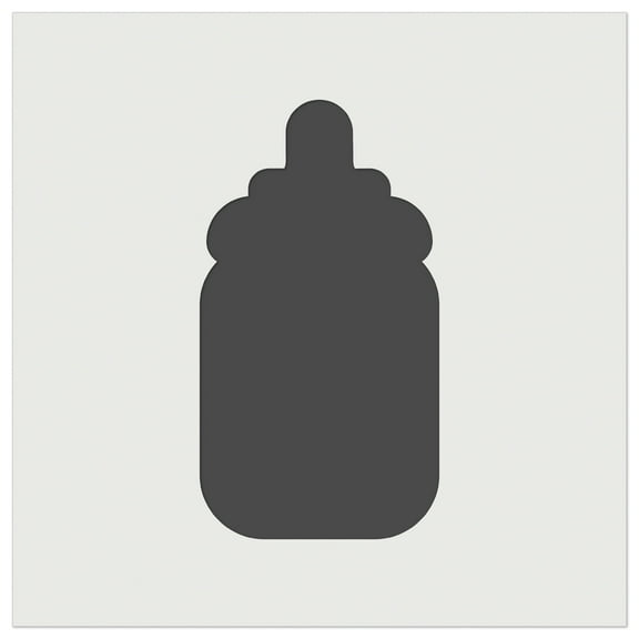 Baby Bottle Solid DIY Cookie Wall Craft Stencil - 5.5 Inch