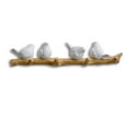 thumbnail image 6 of Accent Collection Functional Wall Hanger, White Birds, 4 Hooks, Home Decor, Key Organizer, 6 of 6