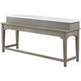 thumbnail image 1 of ACME Wandella 4-Piece Wooden Counter Dining Set in White and Rustic Oak, 1 of 8