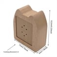 thumbnail image 3 of Caja de Música de Cuerda con Forma de de Madera, Movimiento Musical con Mecanismo Giratorio para Regalos de Cumpleaños C, 3 of 5