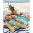 thumbnail image 2 of Outdoor Waterproof Pillow Covers for Patio Furniture Summer Beach Starfish Throw Pillow Cover Life Is Better in Flip Flops Pillowcases Set of 2 Cushion Case for Sofa Couch Chair Home Decor 16x16 inch, 2 of 6
