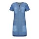 thumbnail image 4 of Vestido de mujer Vestido de mezclilla desgastado con cuello en V delgado de manga corta a la moda Pompotops  ghjkhdj16923, 4 of 9