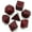 Red, variant on Cusdie 7-Die DND Dice with Carved Pattern D&D Dice Set Acrylic Polyhedral Dice for Role Playing Game Board Games Warhammer MTG