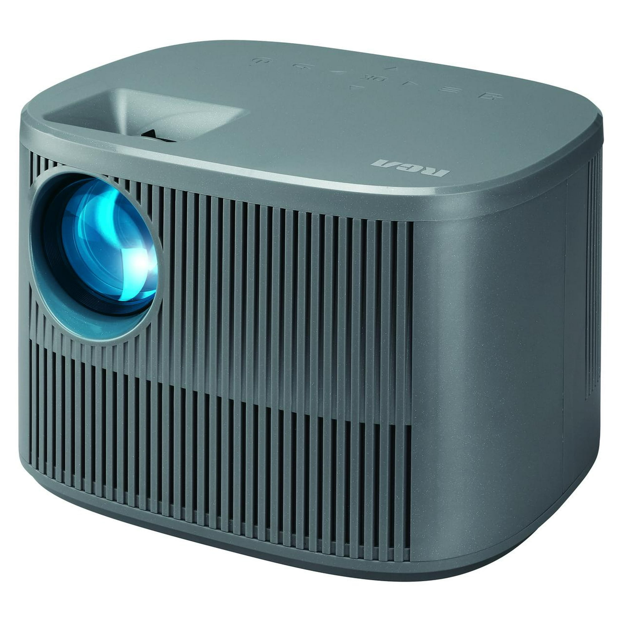 RCA 720P HD Roku Smart Home Theater Projector With Roku Express Streaming, 150 ANSI, RPJ185, Black