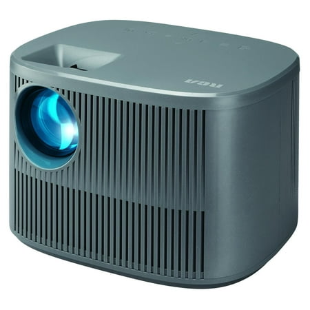RCA 720P HD Roku Smart Home Theater Projector With Roku Express Streaming, 150 ANSI, RPJ185, Black