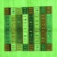 thumbnail image 1 of Ahgly Company Indoor Square Abstract Green Contemporary Area Rugs, 5' Square, 1 of 1