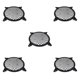 thumbnail image 1 of Riwesomey Universal Car Plastic Speaker Subwoofer Amplifier Grill 6 Mesh Inch Cover Type2 NO2, 1 of 6