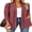 08-Red, variant on JWD Women's Open Front Cardigan with Pockets Long Sleeve Lightweight Casual Sweater Light Yellow L