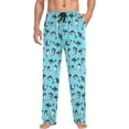 thumbnail image 4 of Top-kevin Funny Dolphin Pajama Pants Men's Lounge Pants Straight-Fit Men Pajama Bottoms, 4 of 7