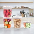 thumbnail image 7 of 50 Set Deli Containers with Lids,Plastic Deli Food Storage Containers,Leakproof Soup Containers with Airtight Lids,Stackable,Dishwasher,Microwave Safe (16oz-25Set, 32oz-25 Set), 7 of 7
