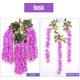 thumbnail image 4 of Flores Artificiales de Glicina, Plantas Artificiales de Wisteria Colgantes, con cincha, Decoración para Hogar, Exterior, Boda, Jardín, Fiesta., 4 of 4
