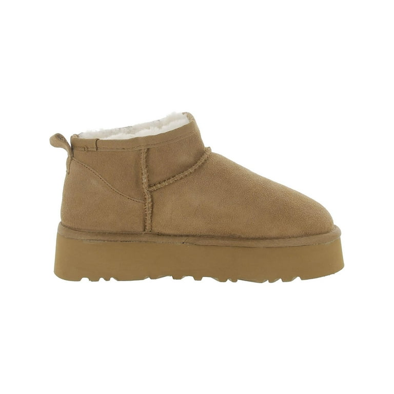 UGG Womens Classic Ultra Mini Platform Suede Booties, Ankle Boots