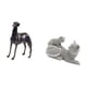 thumbnail image 5 of Elegante Figura De Resina De Animal, Escultura De Gato Galgo, Adorno De Mesa, Estatua Decorativa Para Sala De Estar, Dormitorio, Oficina, Decoración Del Hogar, Centro De Mesa, 5 of 8