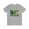 thumbnail image 2 of Peace Love Irish Gnome Unisex Jersey Short Sleeve Tee, 2 of 10
