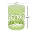 thumbnail image 5 of Outdoor Metal End Table Large Green Iron - Heavy-Duty Weather-Resistant Patio Furniture for Garden, Deck, Porch with Durable Powder Coated Finish, 5 of 9