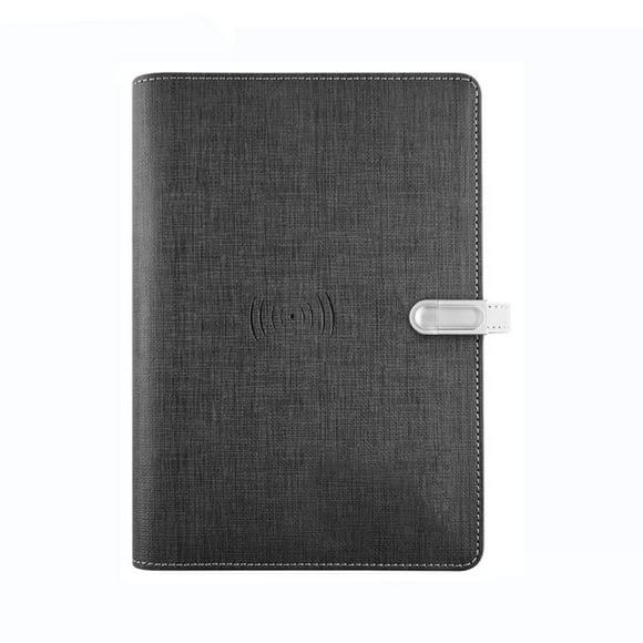 Langgg A5 Multifunctional Wireless Charging Notebook Binder Spiral Diary Book Business Notebook for Taking Notes and Meetings