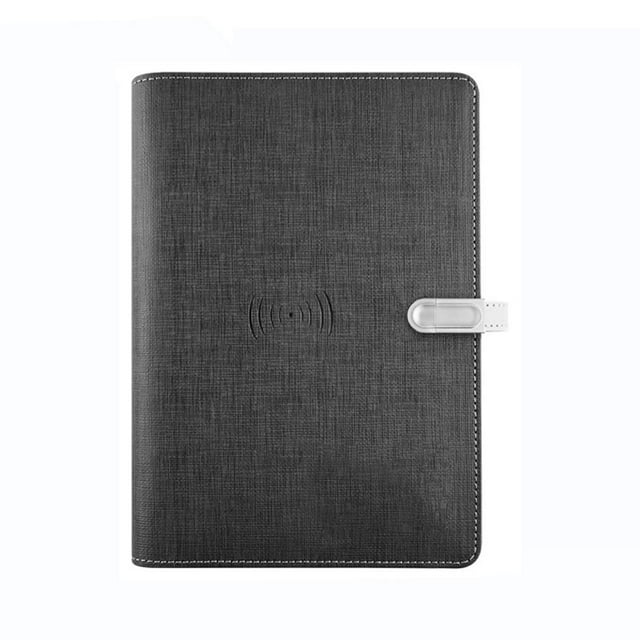 Langgg A5 Multifunctional Wireless Charging Notebook Binder Spiral Diary Book Business Notebook for Taking Notes and Meetings
