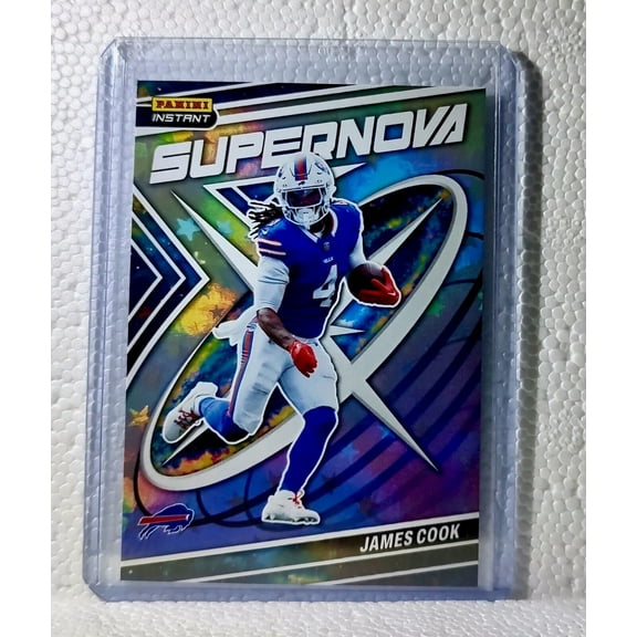 James Cook 2023 Panini NFL #12 Supernova Football Card Buffalo Bills 1/481