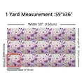 thumbnail image 2 of Spring Butterfly Fabric by The Yard,Floral Upholstery Fabric,Garden DIY Quilting Fabric by The Yard for Quilting Sewing,Watercolor Butterfly Decorative Fabric,2 Yards,Purple Pink, 2 of 5
