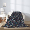 thumbnail image 2 of Sikiie Shells and Seaweed Cozy Flannel Fleece Throw Blanket: Lightweight & Thick for All Seasons - Perfect for Women, Men, & Kids"50"x40", 2 of 6
