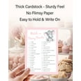 thumbnail image 4 of GIRL Baby Shower Game — CARTOON PARENT MATCH Baby Shower Game — Pack of 25 — PINK Elephant Match Famous Cartoon Parents Fun Shower Activity, Star Kids Match Game Little Peanut Couples Shower G500-DPM, 4 of 7