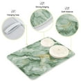 thumbnail image 4 of Soft Green Marble Dish Drying Mat 16x18 Absorbent Microfiber Draining Rack Pad for Kitchen Counter Sink, 4 of 8