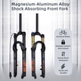thumbnail image 2 of Professional Air Pressure Front Fork Made of Aluminum + Magnesium Alloy Suitable for 27.5/29 Inch Bikes with Shoulder Control Lock/Wire Control Lock Max For XC/AM 2.4in Tire, 2 of 6
