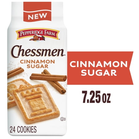 Pepperidge Farm Chessmen Cinnamon Sugar Cookies, 7.25 oz Bag