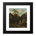thumbnail image 2 of Cornelis Dusart 12x13 Black Modern Framed Museum Art Print Titled - Fish Scraping (1682), 2 of 5