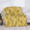 thumbnail image 3 of Rateoe Flower Pattern Flannel Throw Blanket, Ultra-soft Blanket for Bed, Couch, Car, Hypoallergenic Anti-pilling blanket-80"x60"(Horizontal), 3 of 6