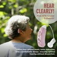 thumbnail image 4 of MEDca Digital Hearing Amplifier Behind the Ear Sound - Pink, 4 of 9