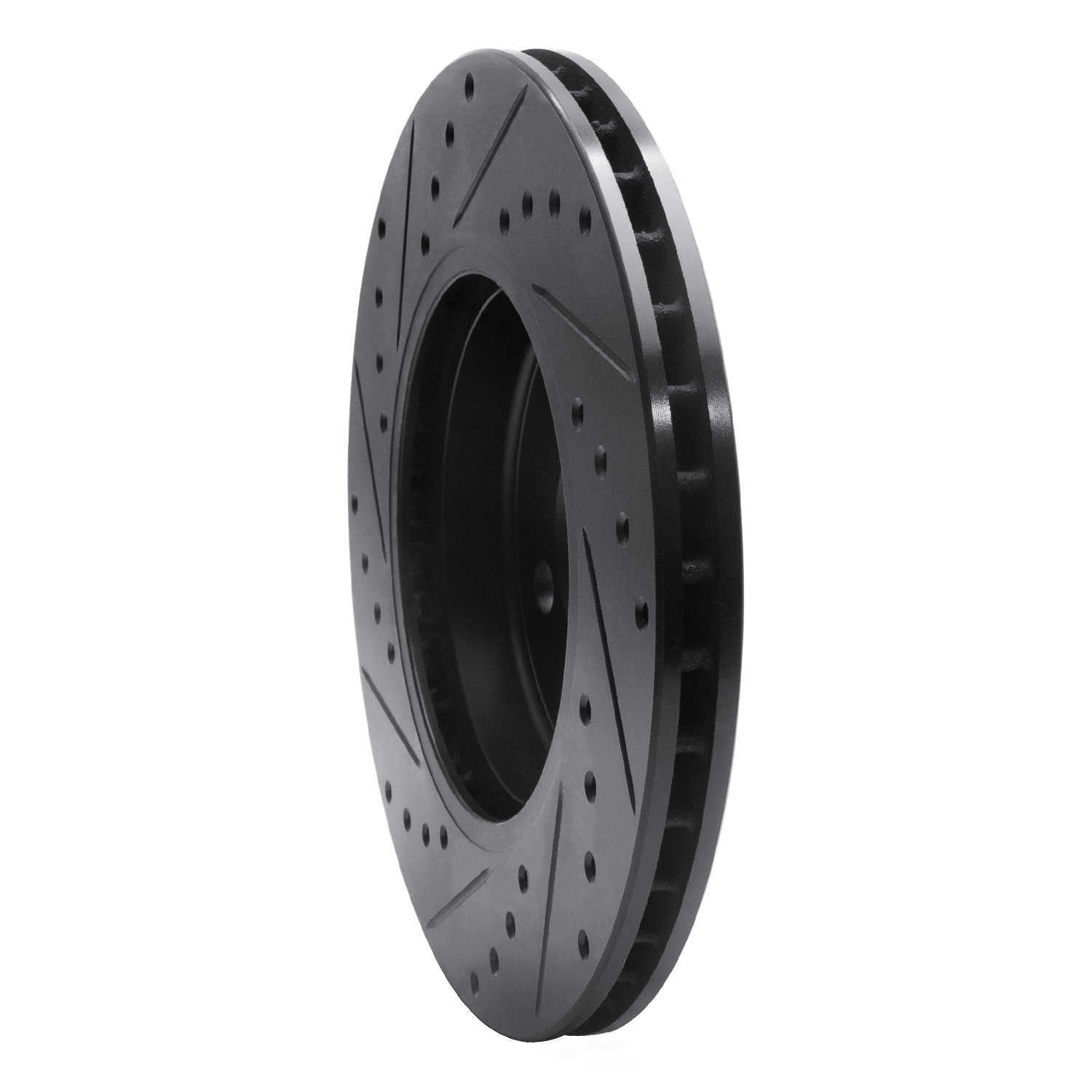 Dynamic Friction Company 633-32005R DFC Brake Rotor - Drilled And Slotted - Black