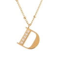thumbnail image 2 of Juego Joyería Mujer, Collar Aretes Inicial Letras LuckyLy, Acero Inoxidable Baño de Oro 18k dorado UNITALLA, 2 of 6