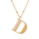 thumbnail image 2 of Juego Joyería Mujer, Collar Aretes Inicial Letras LuckyLy, Acero Inoxidable Baño de Oro 18k dorado UNITALLA, 2 of 6