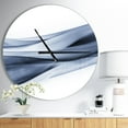 thumbnail image 2 of DesignArt Grande Horloge Murale à Motif Bleu Pâle Scintillant, 2 of 4