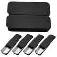 thumbnail image 6 of WORGEOUS  6 Pcs Small Metal Tin Tinplate Solid Perfume Container Top Black, 6 of 8